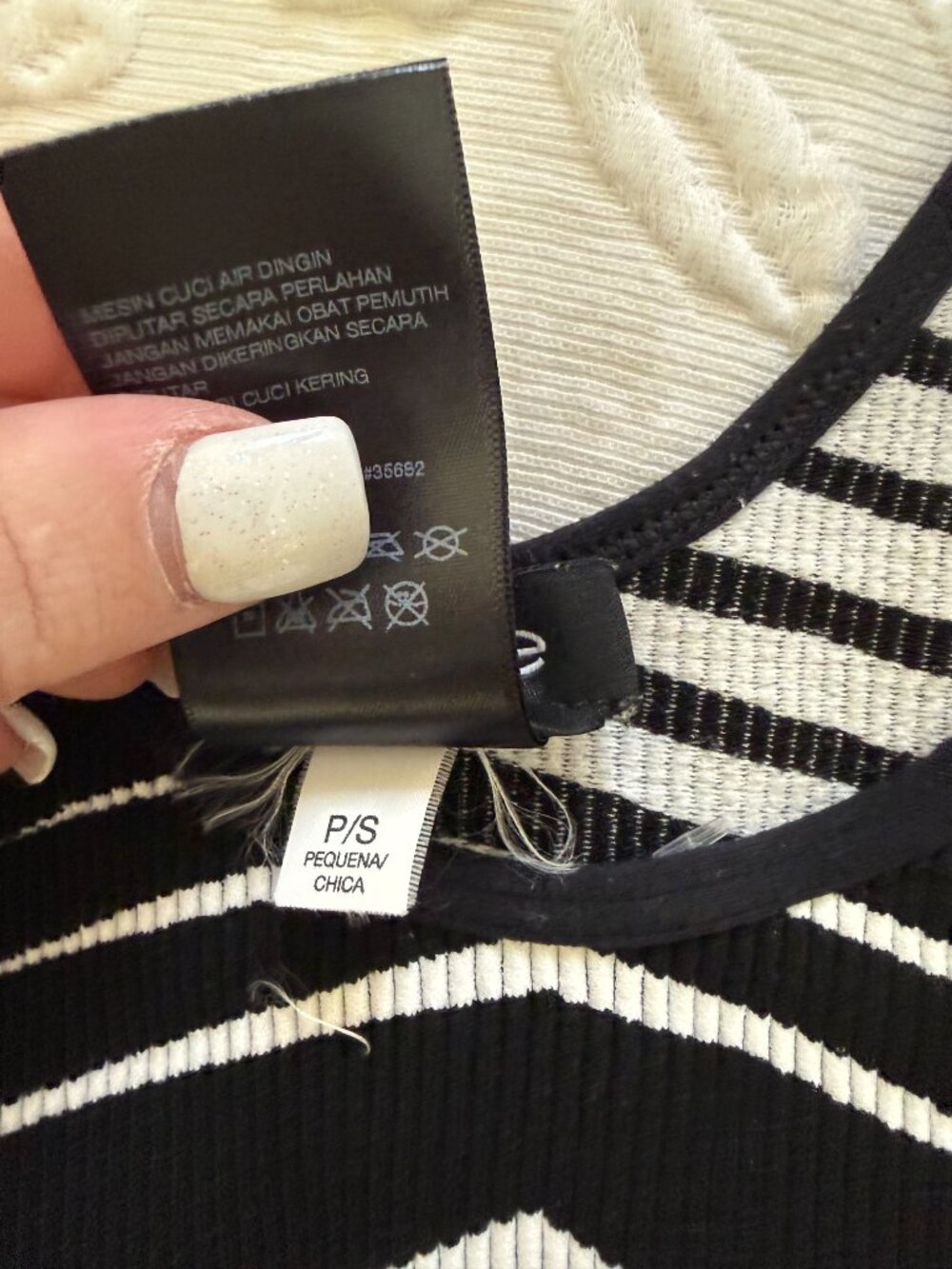 Bebe Black White Striped Cutout Bodycon Mini Dress Size S - Picture 3 of 5
